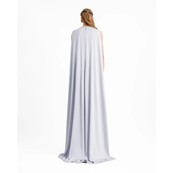 Gemy Maalouf V-neckline With Cape-like Back Dress, view 3