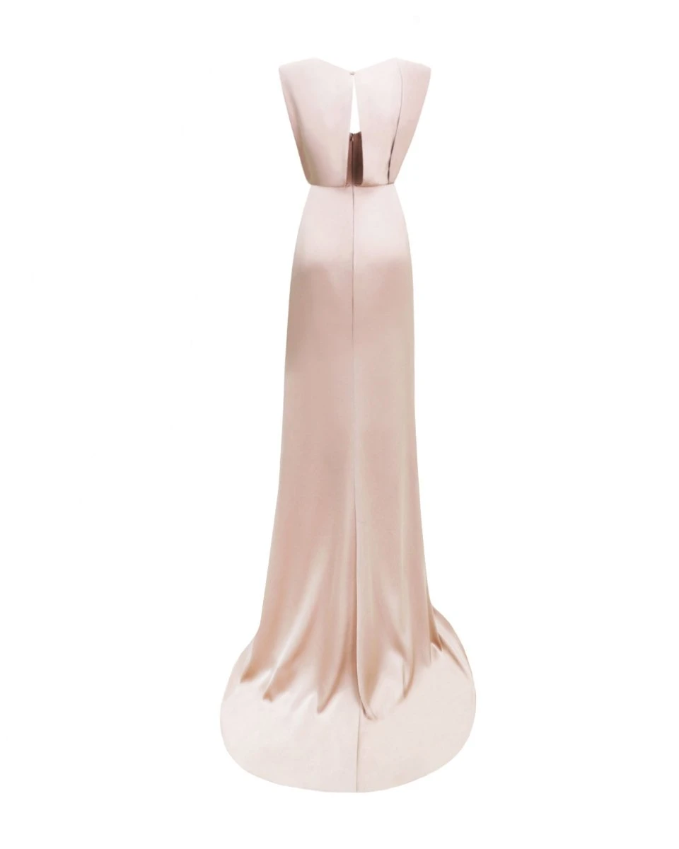 Gemy Maalouf Wide Shoulders Draped Dress Gemy Maalouf Wide Shoulders Draped Dress