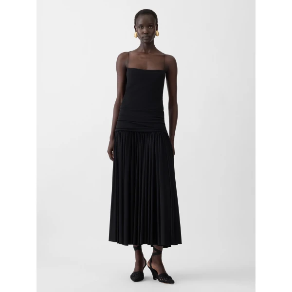JACQUEMUS The Abiha Dress in Black, view 2
