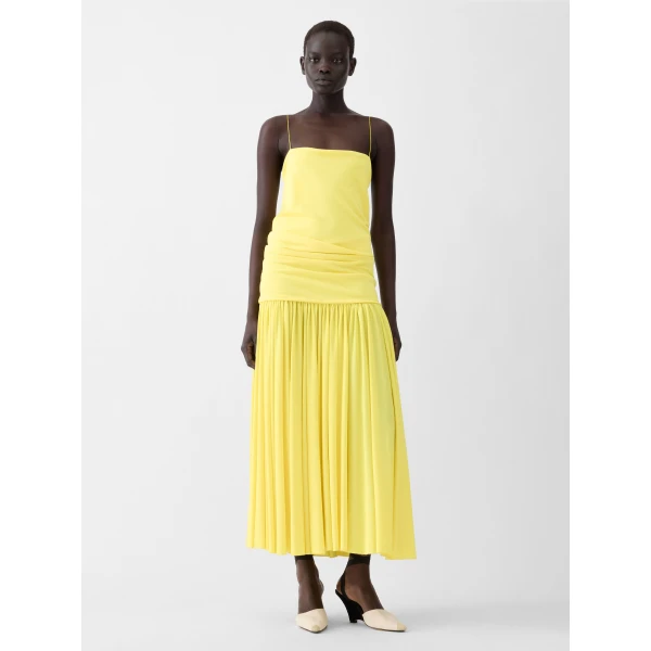JACQUEMUS The Abiha Dress in Yellow, view 2