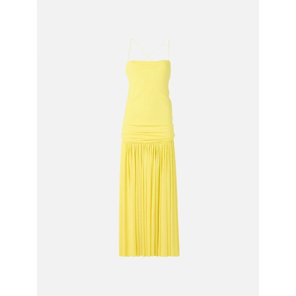 JACQUEMUS The Abiha Dress in Yellow, view 6