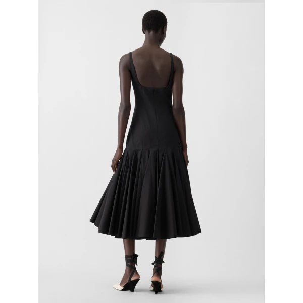 JACQUEMUS The Agave Dress in Black, view 3