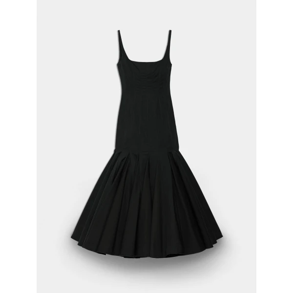 JACQUEMUS The Agave Dress in Black, view 6