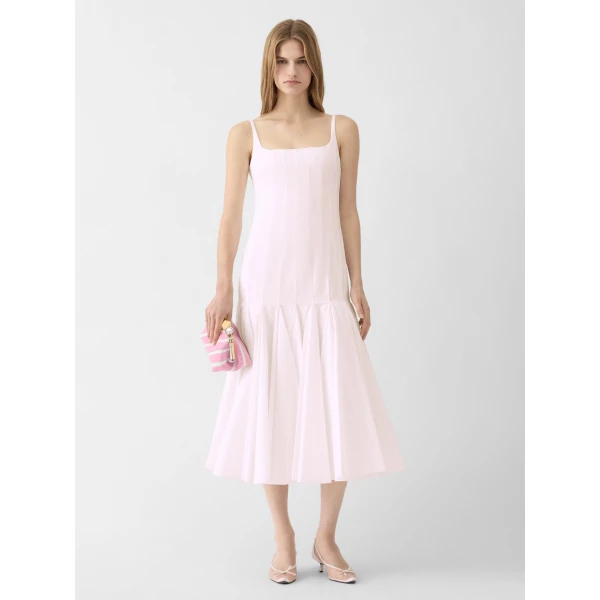 JACQUEMUS The Agave Dress in Light Pink, view 2