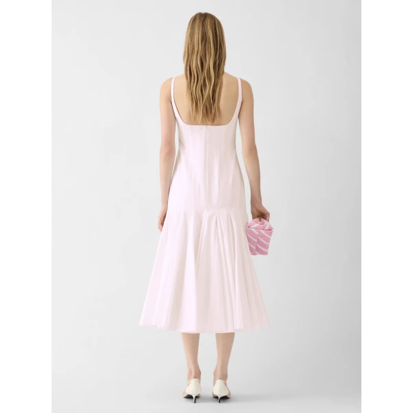 JACQUEMUS The Agave Dress in Light Pink, view 3