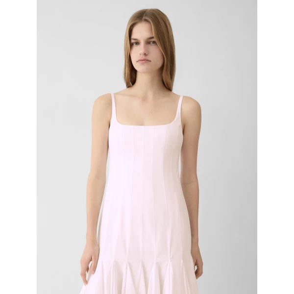 JACQUEMUS The Agave Dress in Light Pink, view 4