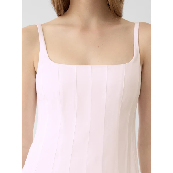 JACQUEMUS The Agave Dress in Light Pink, view 5