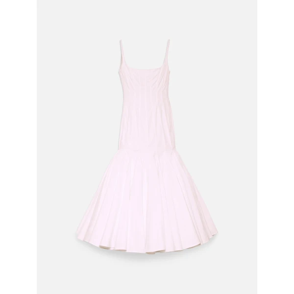 JACQUEMUS The Agave Dress in Light Pink, view 6