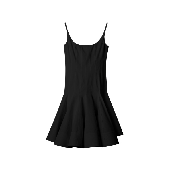 JACQUEMUS The Agave Mini Dress in Black