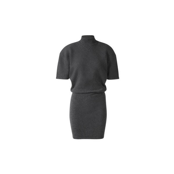 JACQUEMUS The Castagna Knit Dress in Grey