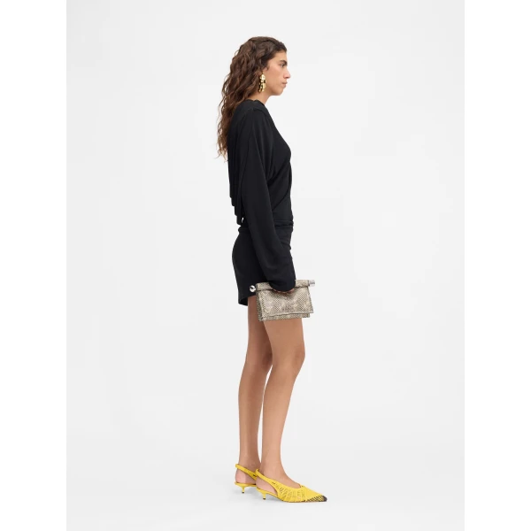 JACQUEMUS The Croisière Dress in Black, view 3