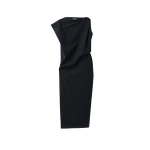 JACQUEMUS The Drap Dress in Black