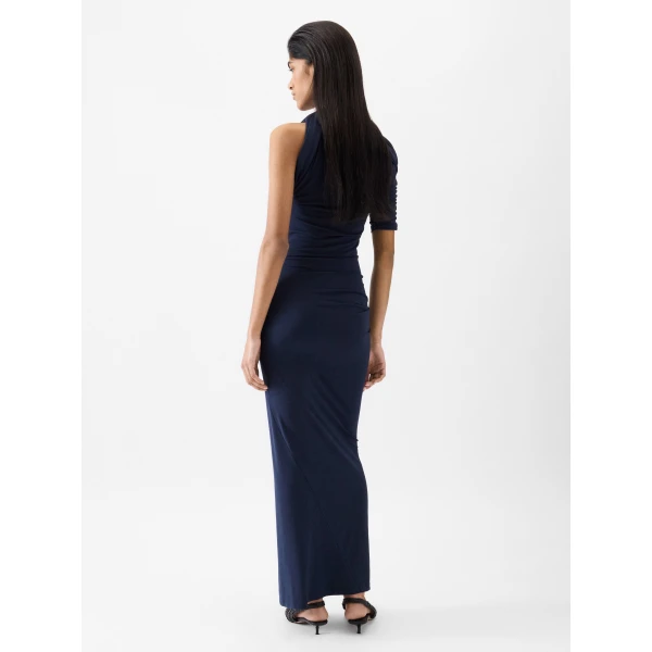 JACQUEMUS The Drapeado Dress in Blue, view 3