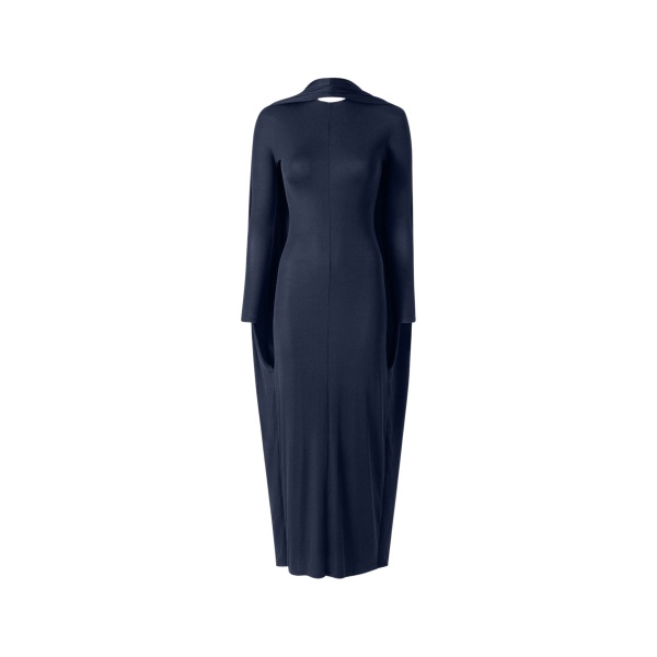 JACQUEMUS The Joya Dress in Dark Navy