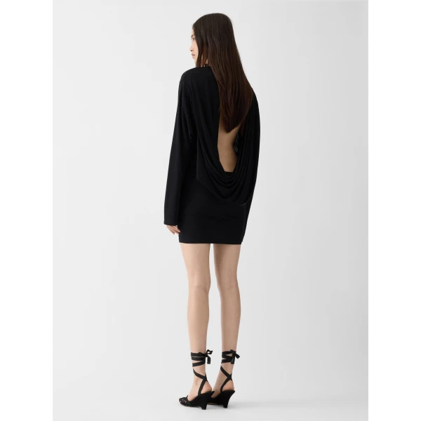 JACQUEMUS The Mistral Dress in Black, view 3