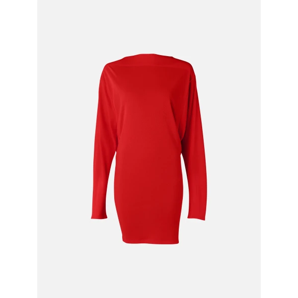 JACQUEMUS The Mistral Dress in Red, view 6