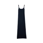 JACQUEMUS The Nodo Midi Dress in Navy