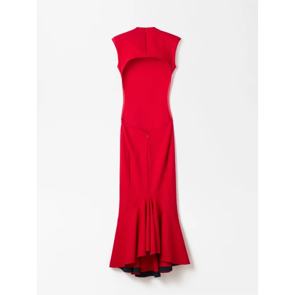 JACQUEMUS The Palmier Dress in Red, view 7