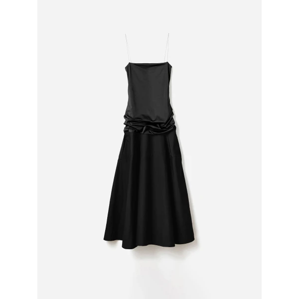 JACQUEMUS The Paradiso Dress in Black, view 6
