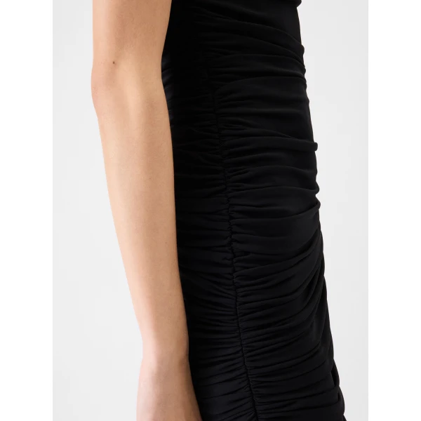 JACQUEMUS The Piazza Short Dress in Black, view 5