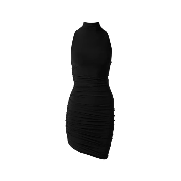 JACQUEMUS The Piazza Short Dress in Black
