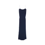 JACQUEMUS The Plumetis Knit Dress in Dark Navy