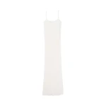 JACQUEMUS The Plumetis Knit Dress in Off-White