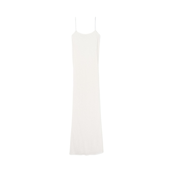 JACQUEMUS The Plumetis Knit Dress in Off-White