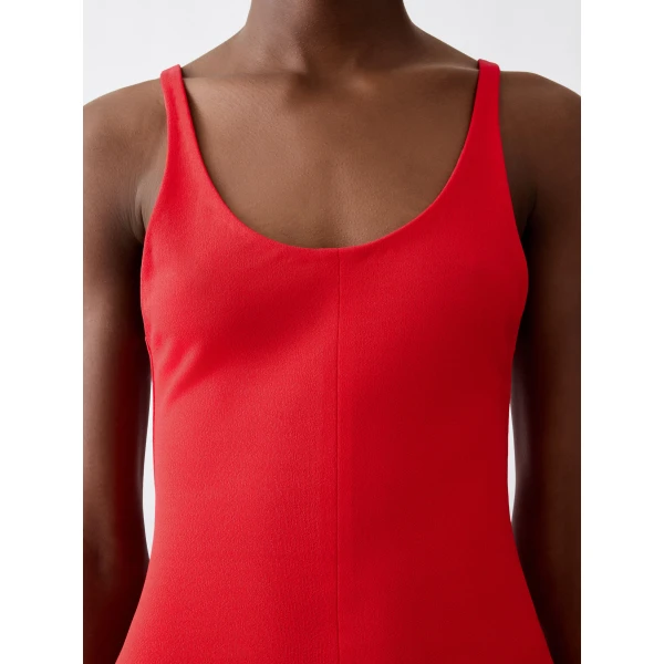 JACQUEMUS The Regata Dress in Red, view 5