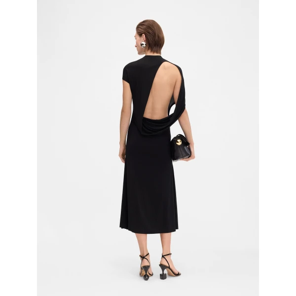 JACQUEMUS The Salerno Dress in Black, view 4