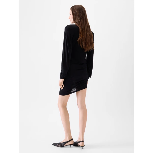 JACQUEMUS The Spallina Dress in Black, view 3