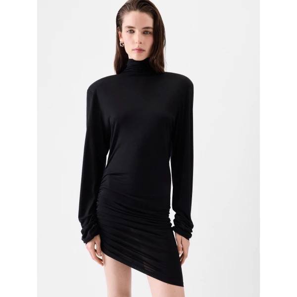 JACQUEMUS The Spallina Dress in Black, view 4
