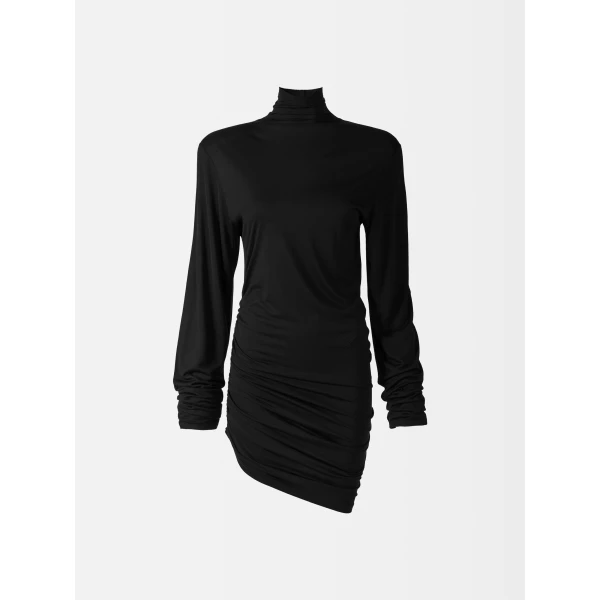 JACQUEMUS The Spallina Dress in Black, view 6