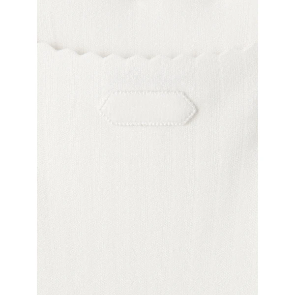 JACQUEMUS The Tablier Knit Dress in Off-White, view 7