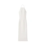 JACQUEMUS The Tablier Knit Dress in Off-White