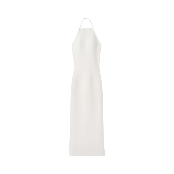 JACQUEMUS The Tablier Knit Dress in Off-White