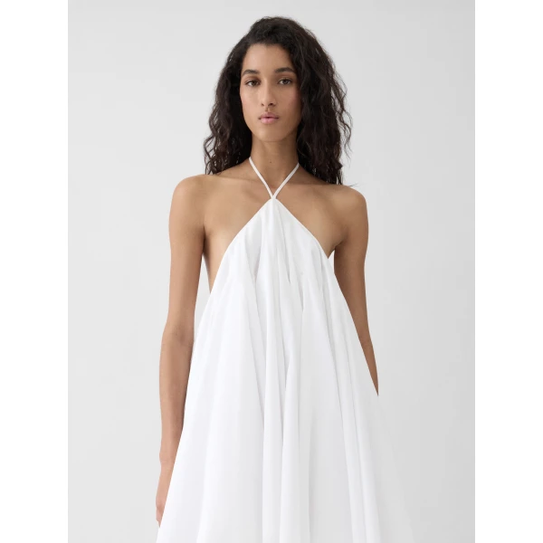 JACQUEMUS The Triangle Mini Dress in White, view 4