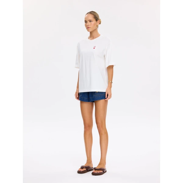 Kivari Amore Tee in Ivory Top, view 4
