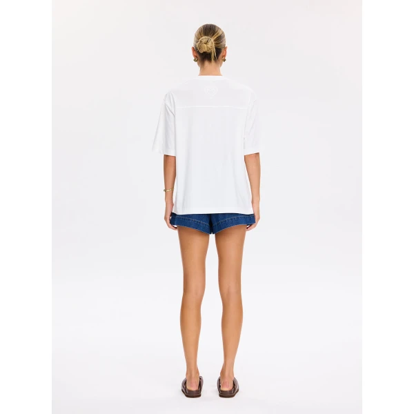 Kivari Amore Tee in Ivory Top, view 5