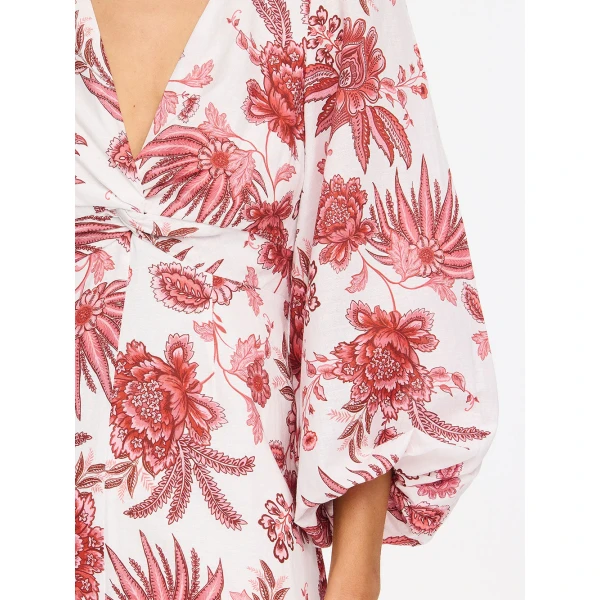 Kivari Bailey Maxi Dress in Red, view 5