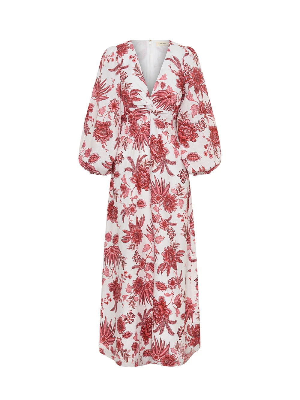 KIVARI Bailey Maxi Dress in Red