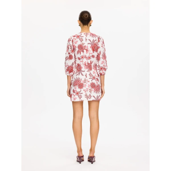 Kivari Bailey Mini Dress in Red, view 5