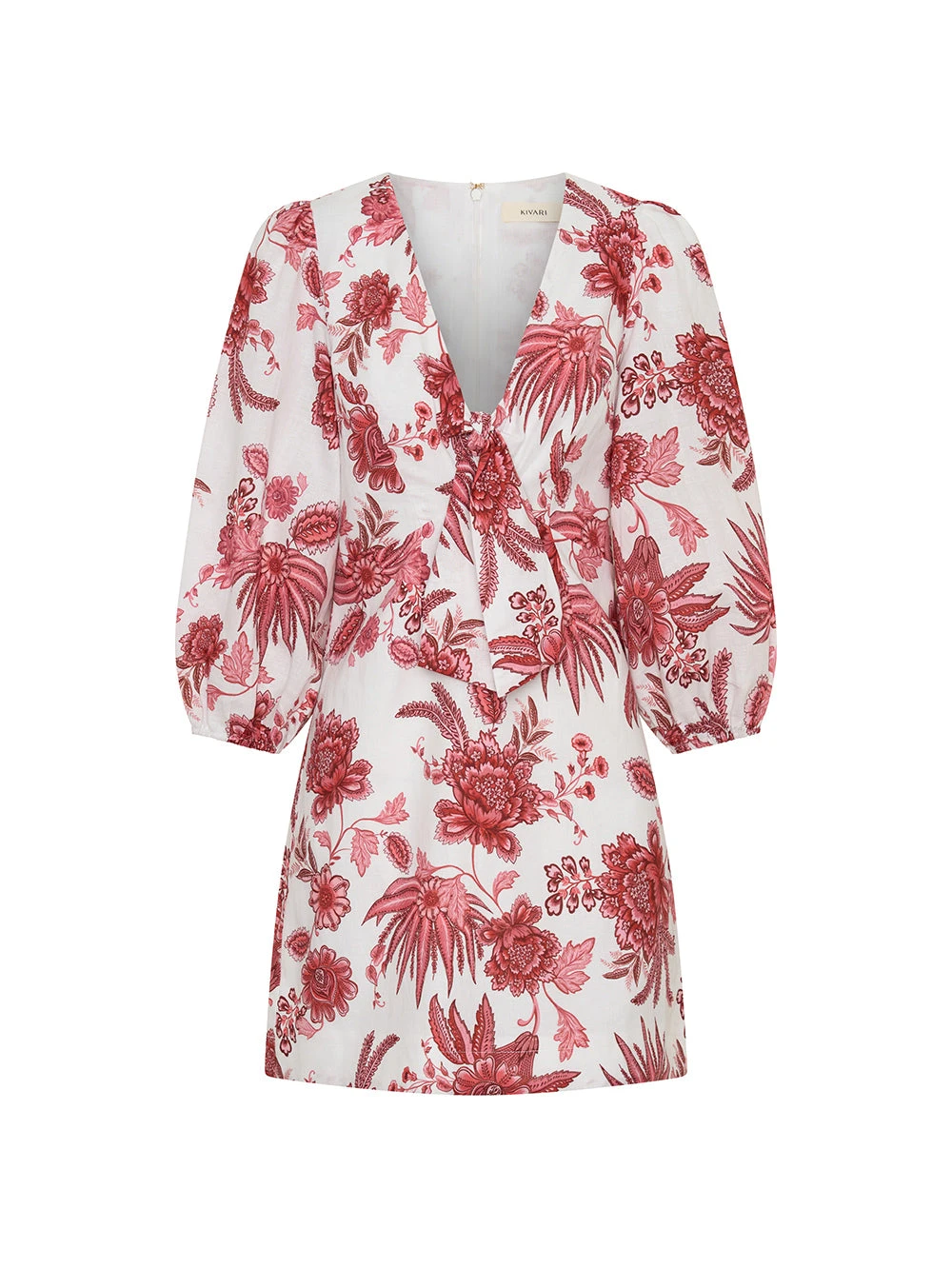 KIVARI Bailey Mini Dress in Red