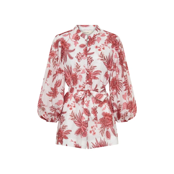 Bailey Playsuit in Red