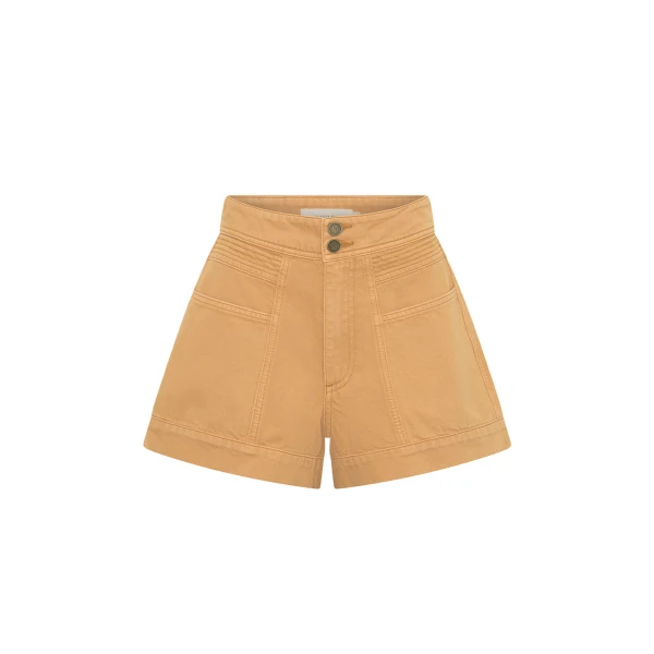 Cameron Denim Short in Tan