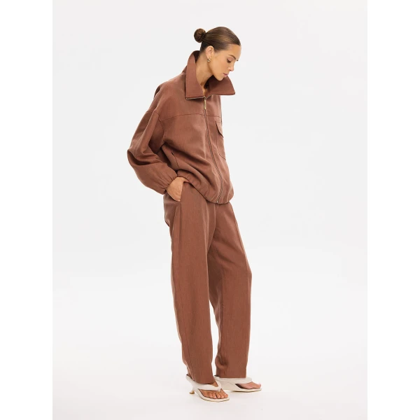 Kivari Cass Jacket in Chocolate, view 5