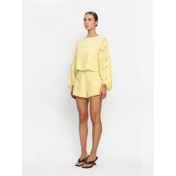 Kivari Danielle Top in Butter, view 4