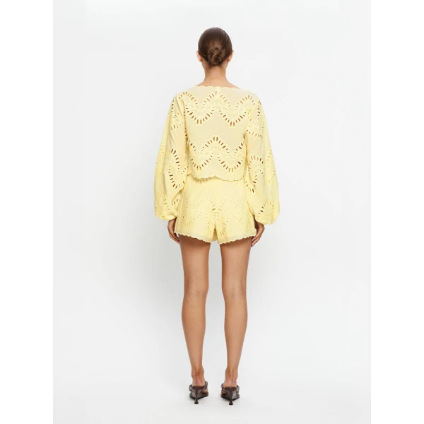 Kivari Danielle Top in Butter, view 5