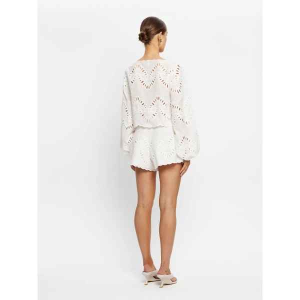 Kivari Danielle Top in Ivory, view 4