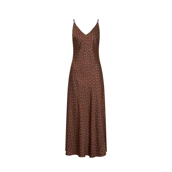Kivari Edie Maxi Dress in Brown